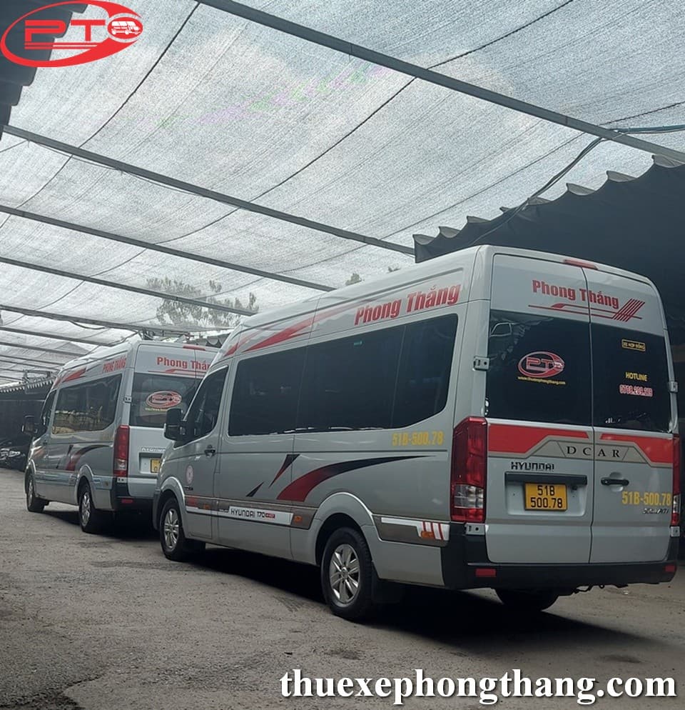 Cho thuê xe 16 chỗ Phong Thắng